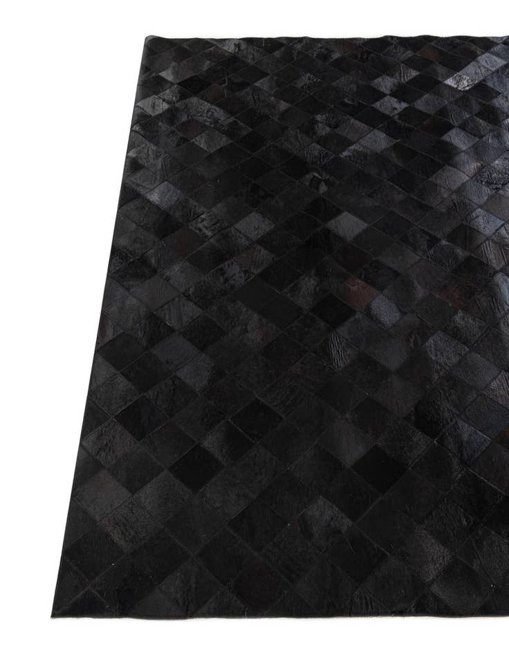 Detail image of  5' 2 x 8' Cowhide Stocks Rug