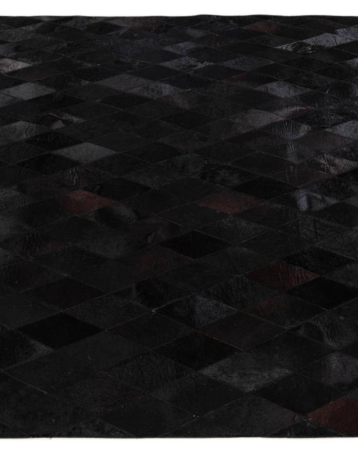 Detail image of  5' 2 x 8' Cowhide Stocks Rug