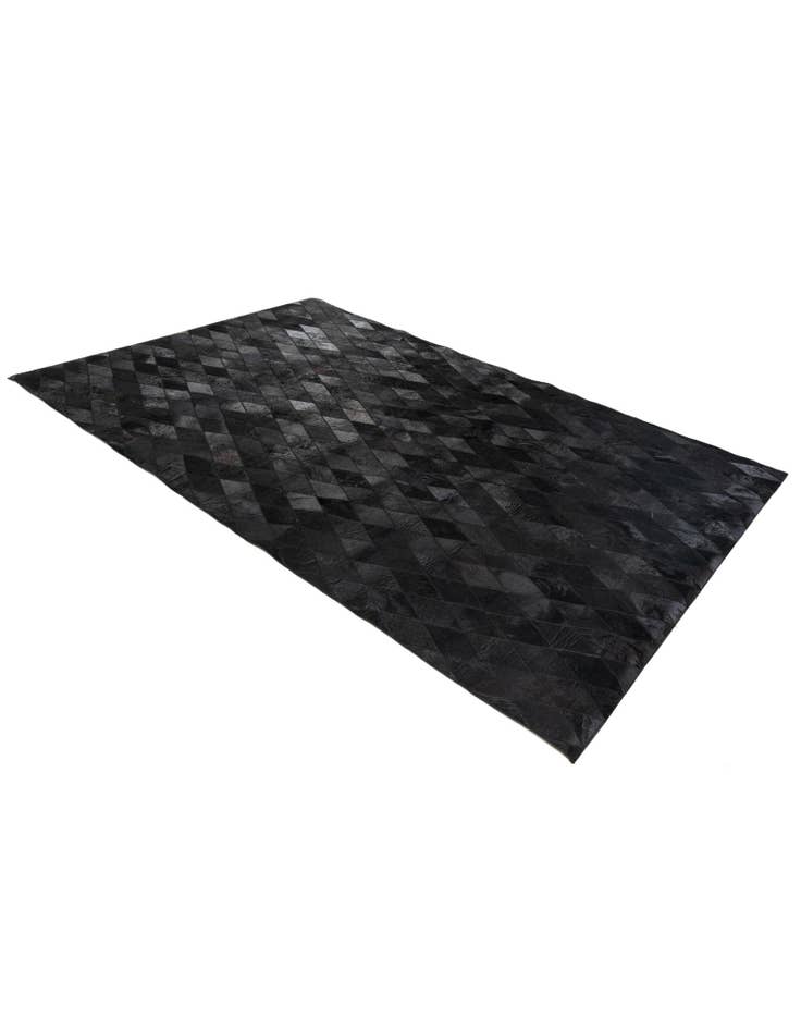 Detail image of  5' 2 x 7' 11 Cowhide Stocks Rug