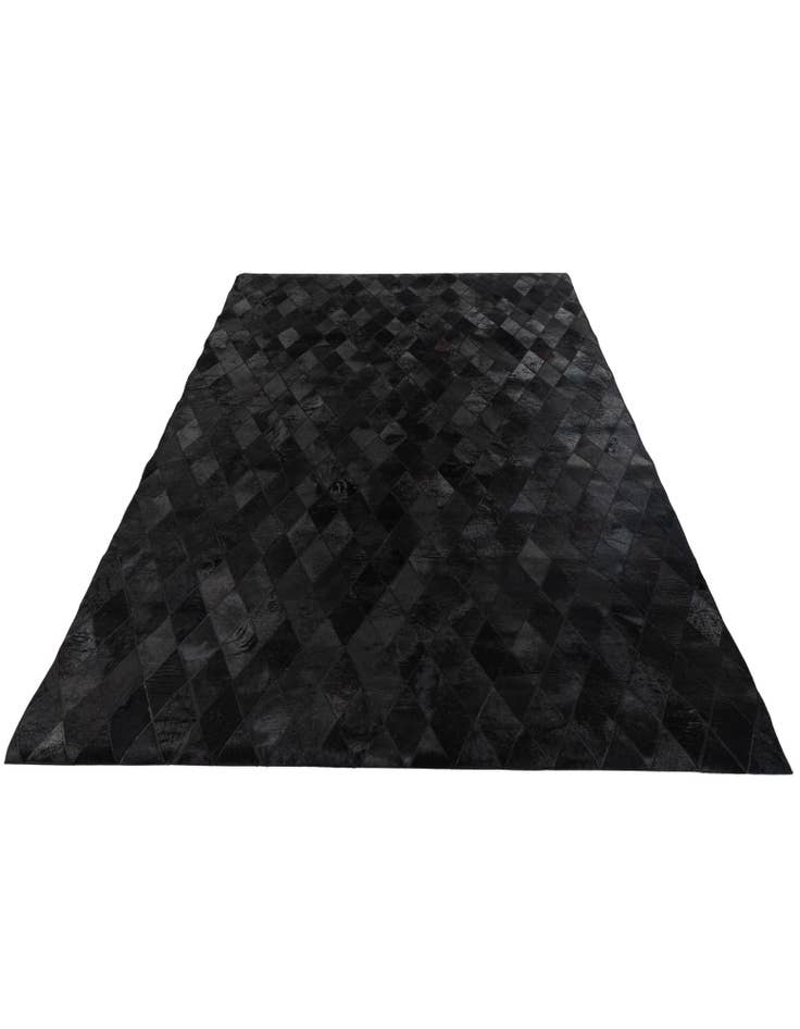 Detail image of  5' 2 x 7' 11 Cowhide Stocks Rug