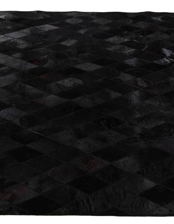 Detail image of  5' 2 x 7' 11 Cowhide Stocks Rug