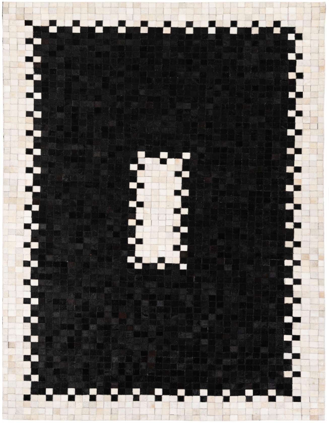 Primary image  5' 2 x 8' 1 Cowhide Stocks Rug