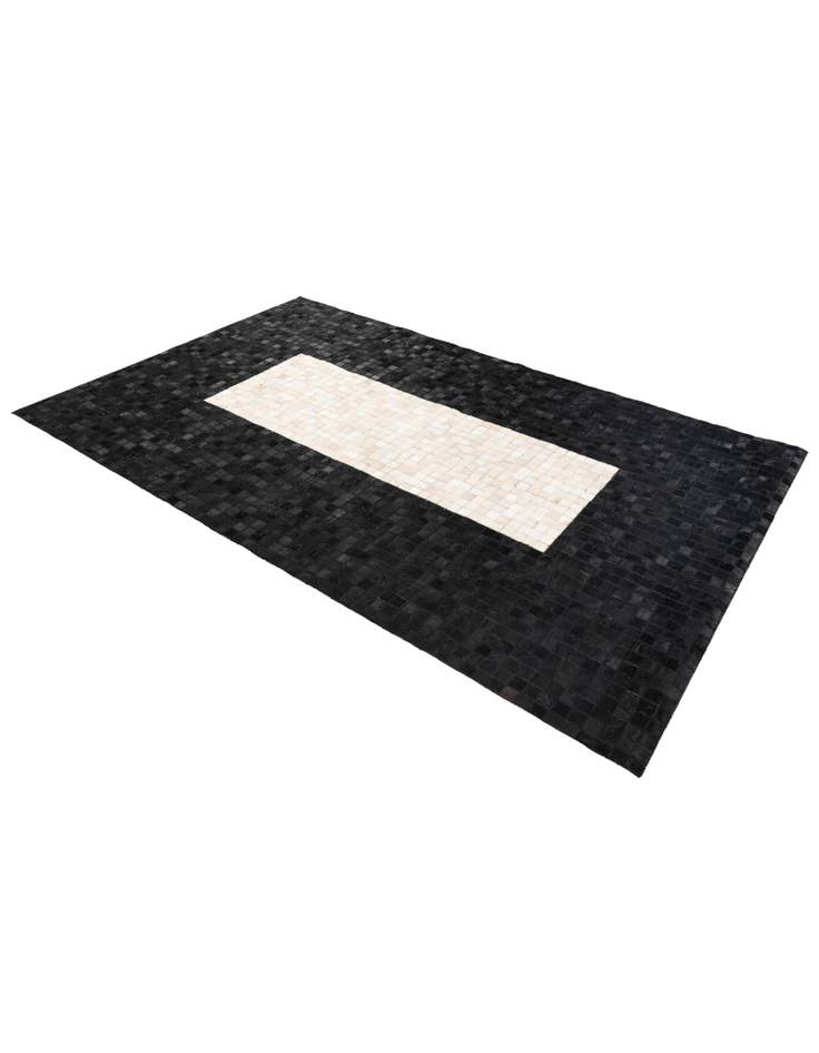 Detail image of  5' x 8' Cowhide Stocks Rug