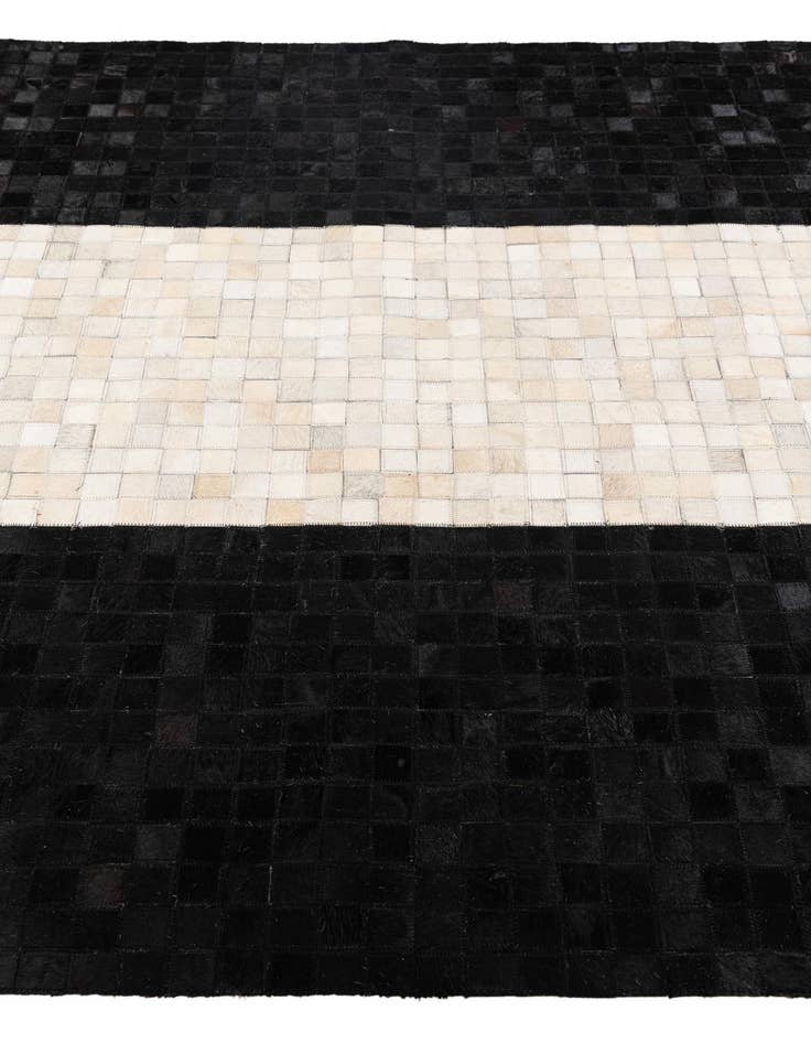 Detail image of  5' x 8' Cowhide Stocks Rug