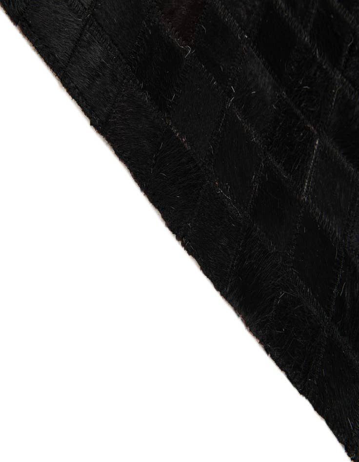 Detail image of  5' x 8' Cowhide Stocks Rug