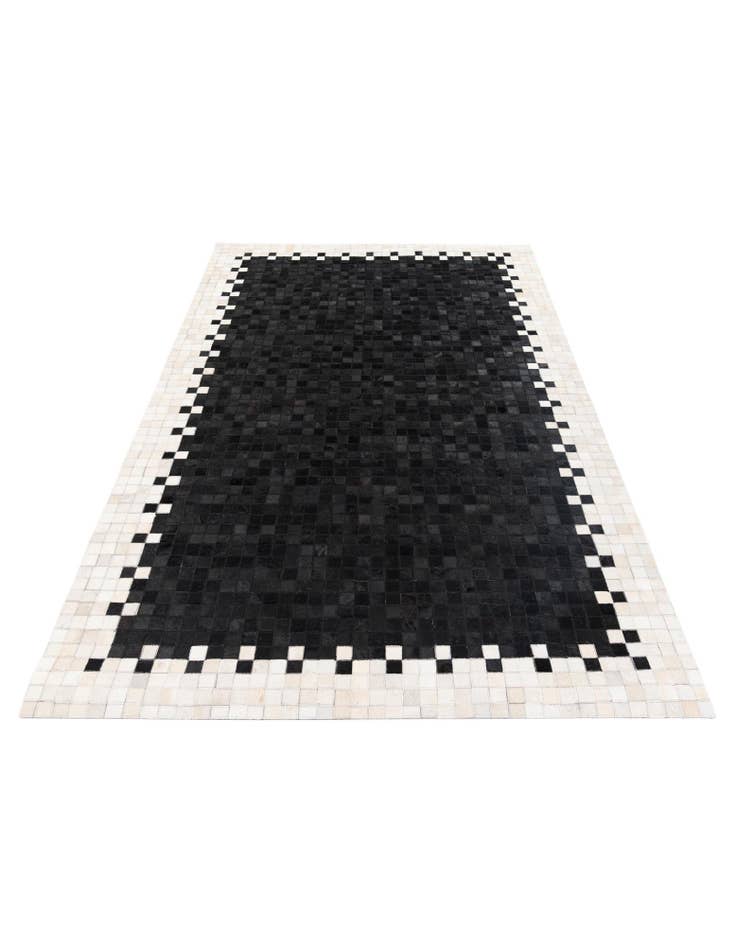 Detail image of  5' x 7' 9 Cowhide Stocks Rug