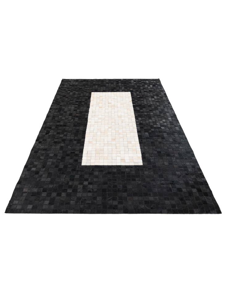 Detail image of  5' x 8' Cowhide Stocks Rug