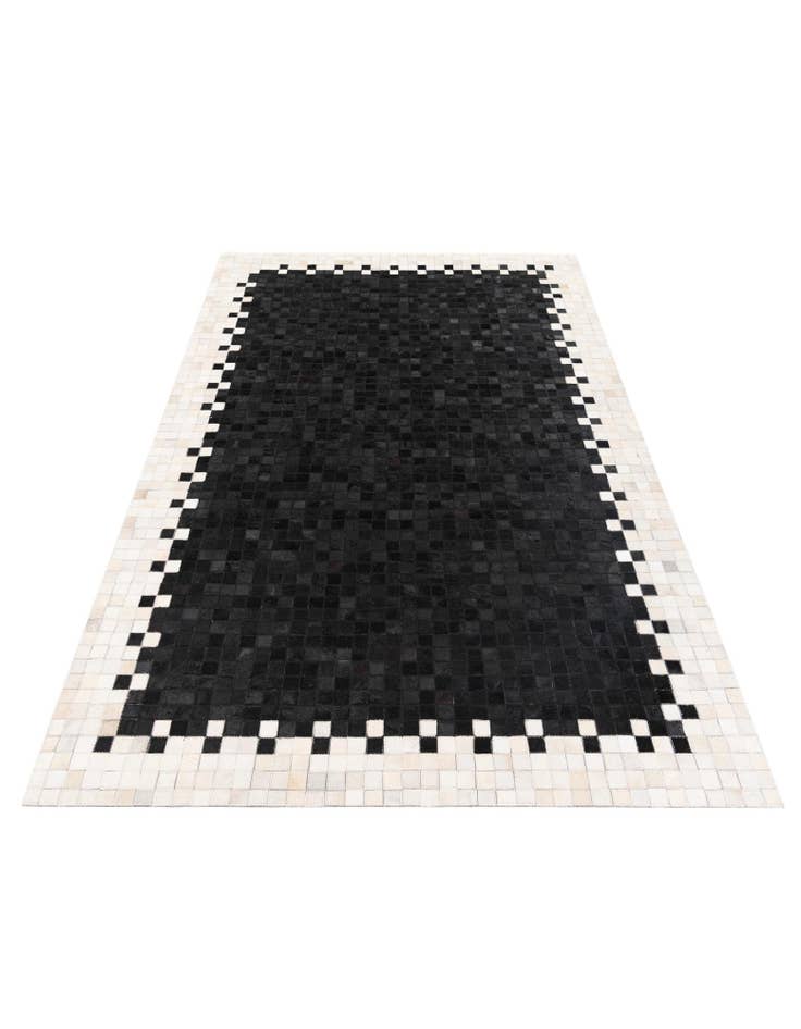 Detail image of  5' x 7' 10 Cowhide Stocks Rug