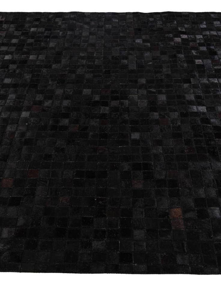 Detail image of  5' 2 x 7' 11 Cowhide Stocks Rug