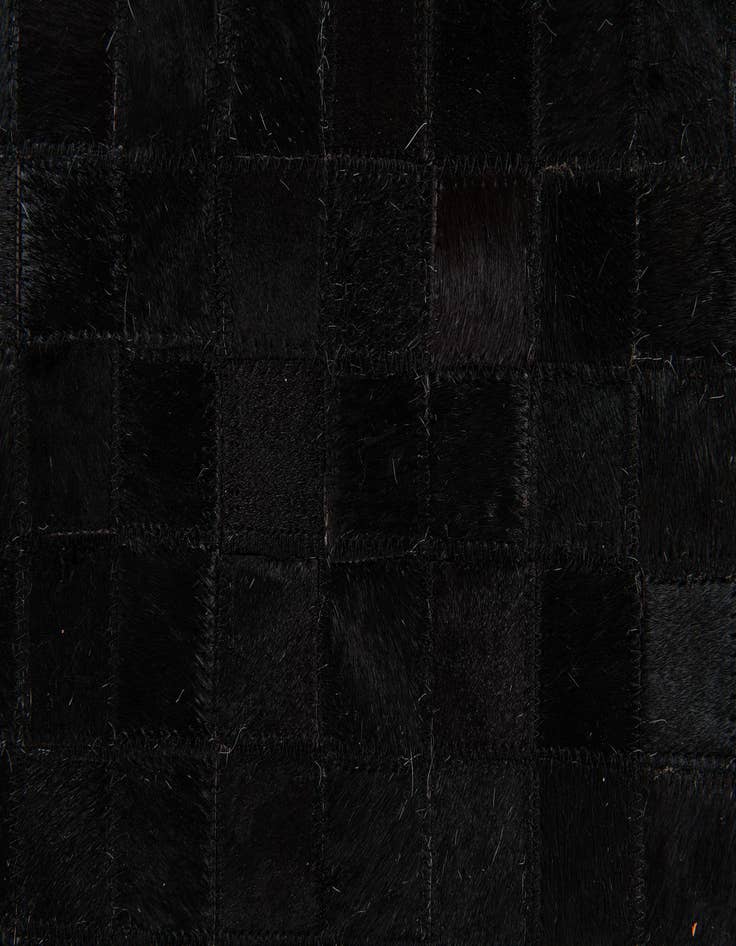 Detail image of  5' 2 x 7' 11 Cowhide Stocks Rug