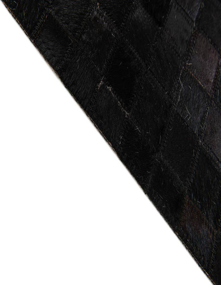 Detail image of  5' 3 x 8' 1 Cowhide Stocks Rug