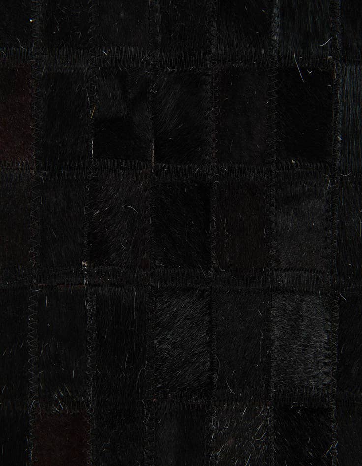 Detail image of  5' 3 x 8' 1 Cowhide Stocks Rug