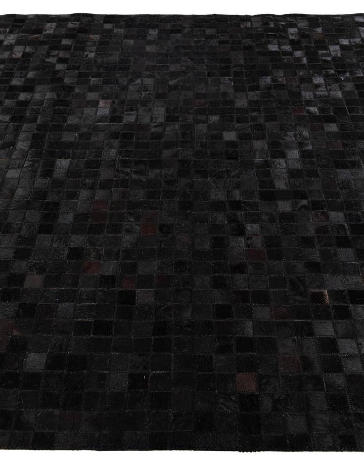 Detail image of  5' 2 x 8' 1 Cowhide Stocks Rug