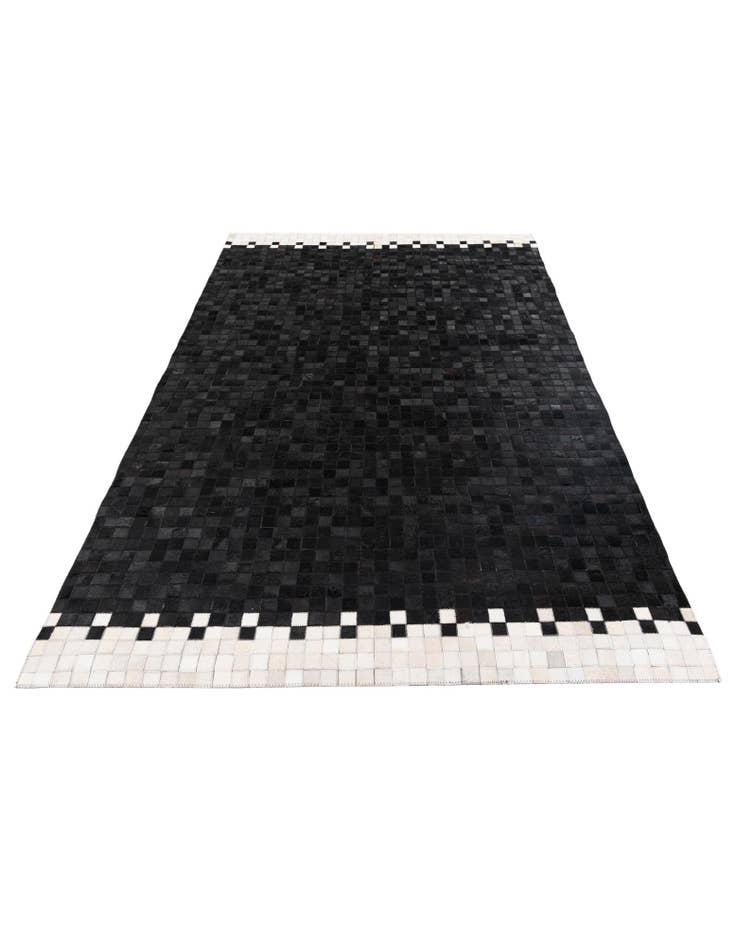 Detail image of  5' x 7' 11 Cowhide Stocks Rug