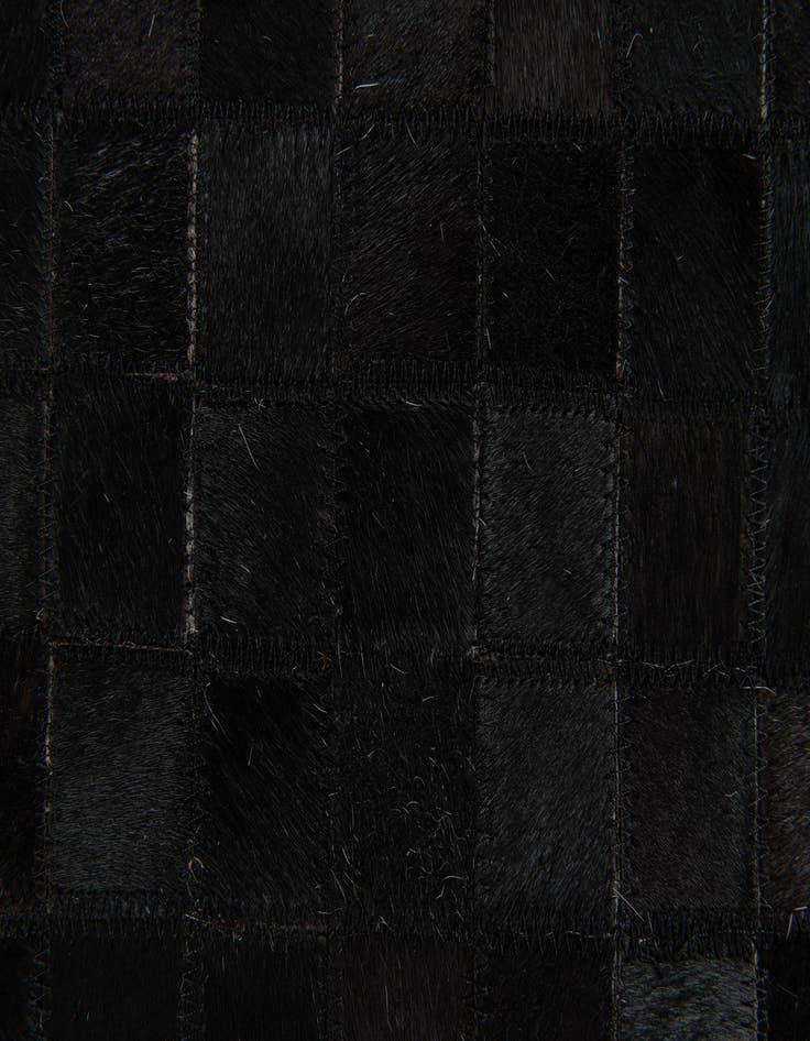 Detail image of  5' x 7' 11 Cowhide Stocks Rug