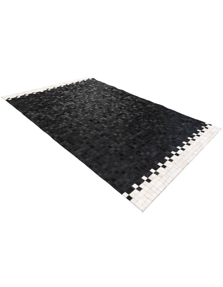 Detail image of  5' x 8' Cowhide Stocks Rug