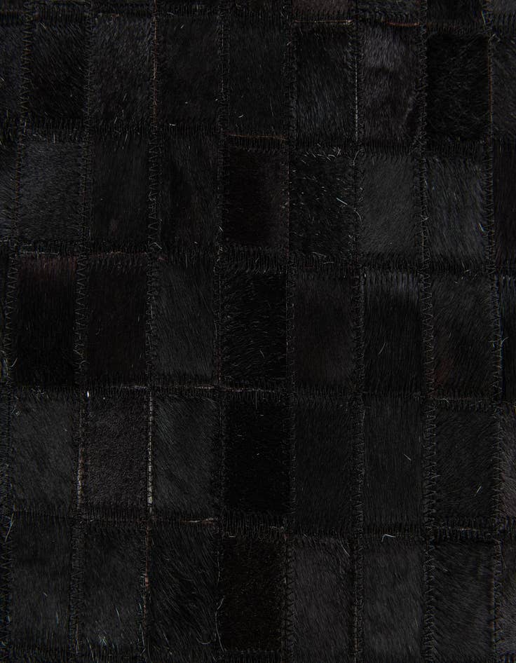 Detail image of  5' 1 x 8' 1 Cowhide Stocks Rug