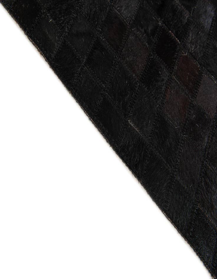 Detail image of  5' 1 x 8' 1 Cowhide Stocks Rug
