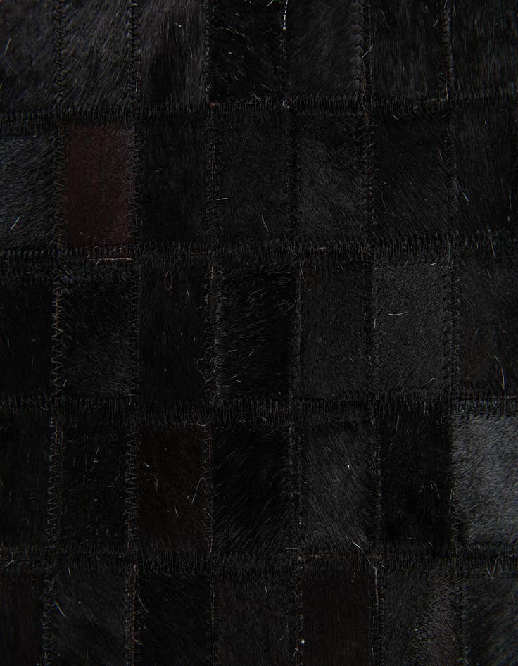 Detail image of  5' 1 x 8' 1 Cowhide Stocks Rug