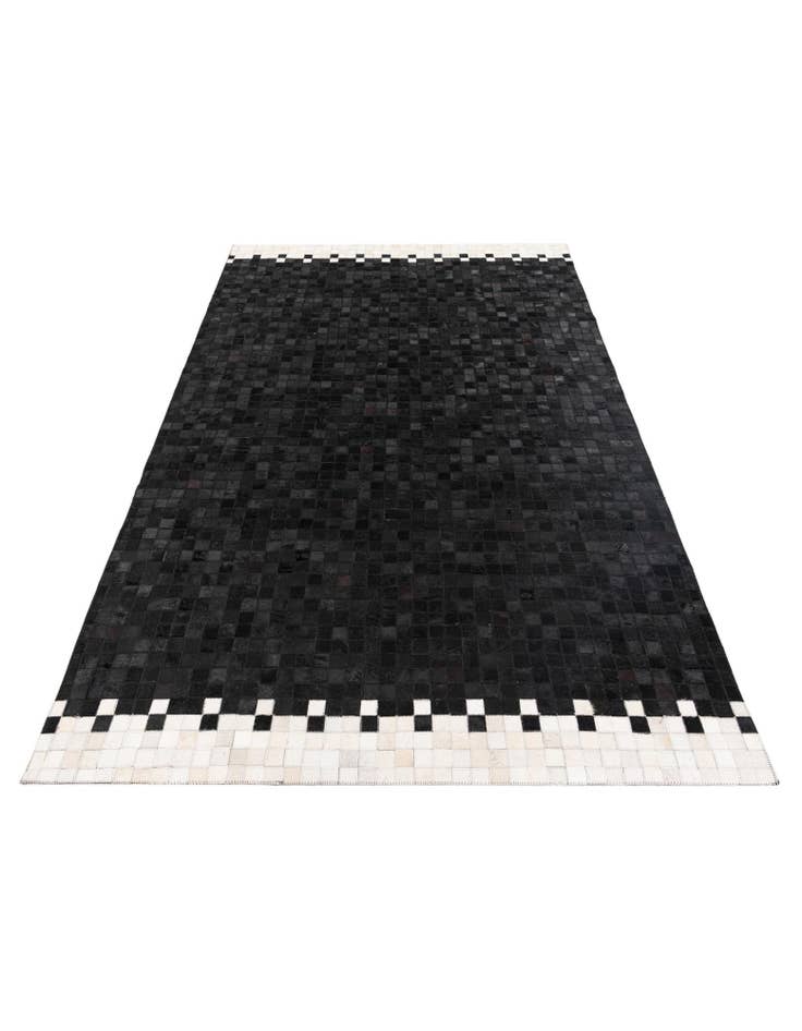 Detail image of  5' x 8' Cowhide Stocks Rug