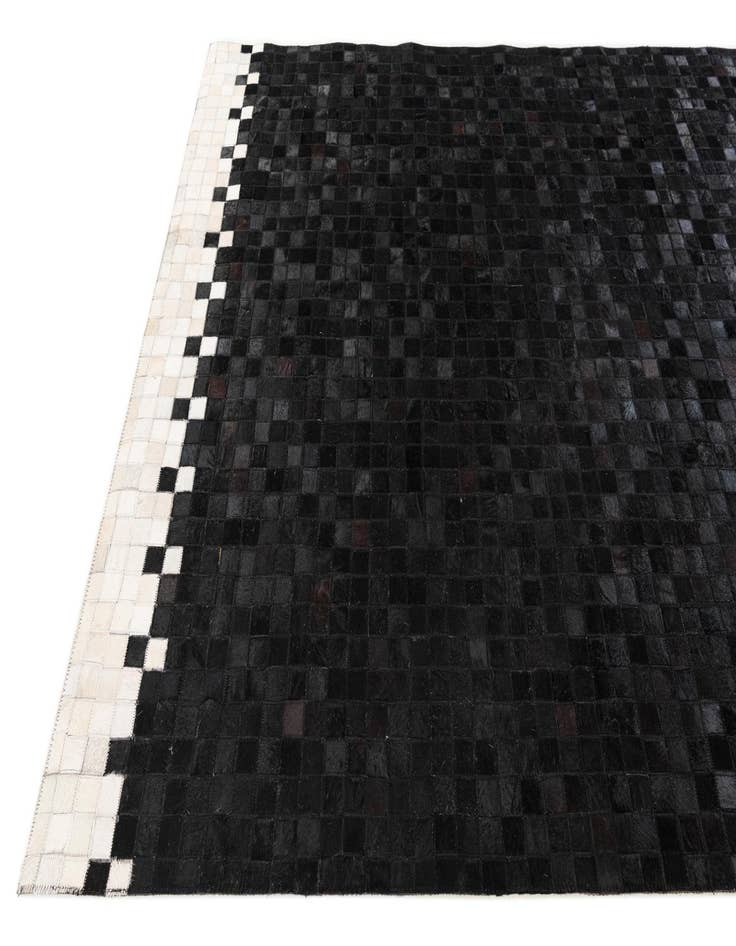 Detail image of  5' x 8' Cowhide Stocks Rug