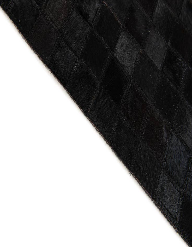 Detail image of  5' x 8' Cowhide Stocks Rug