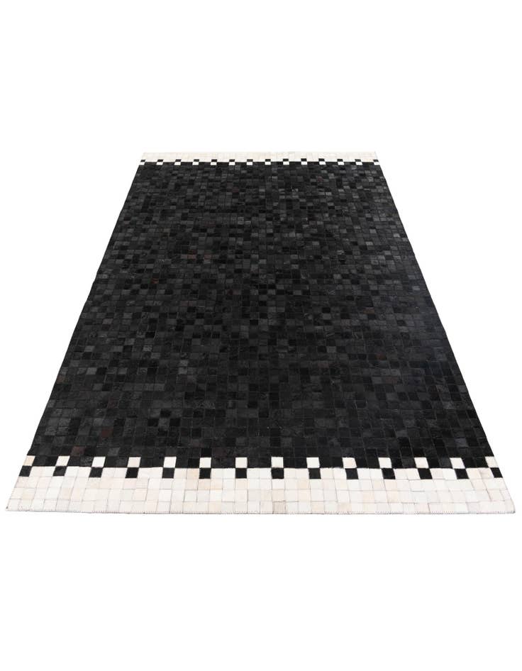 Detail image of  5' x 7' 11 Cowhide Stocks Rug