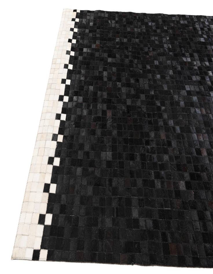 Detail image of  5' x 7' 11 Cowhide Stocks Rug