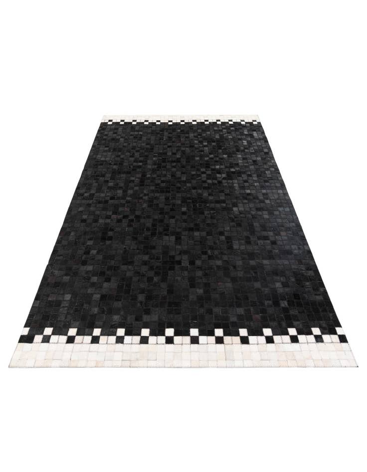 Detail image of  5' x 7' 11 Cowhide Stocks Rug