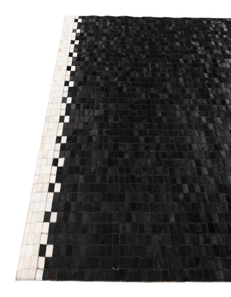 Detail image of  5' x 7' 11 Cowhide Stocks Rug