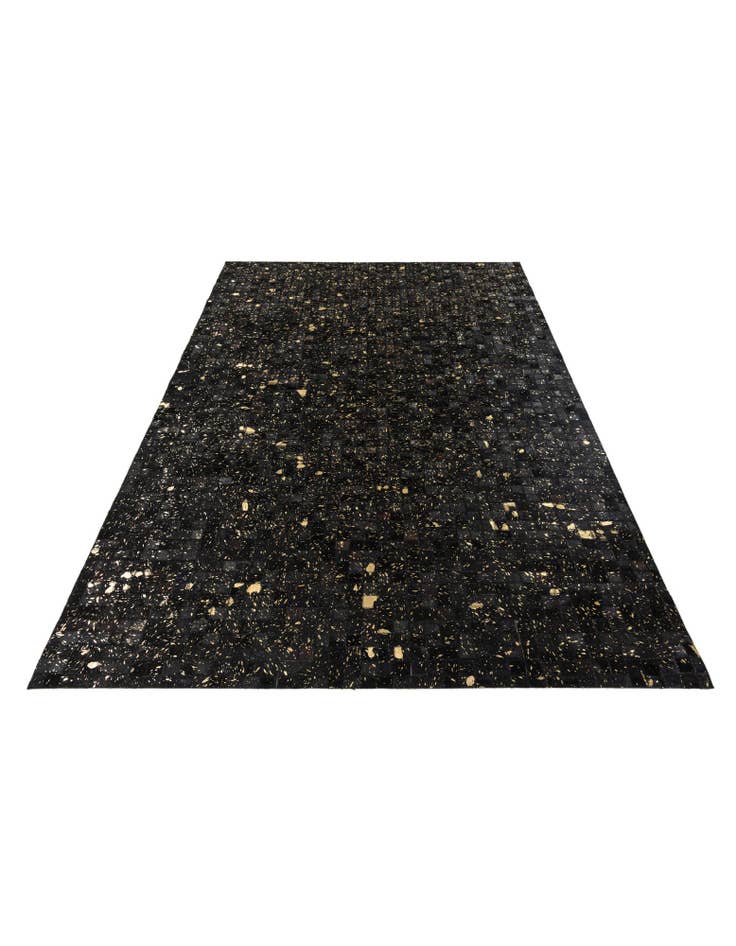 Detail image of  5' 1 x 7' 11 Cowhide Stocks Rug