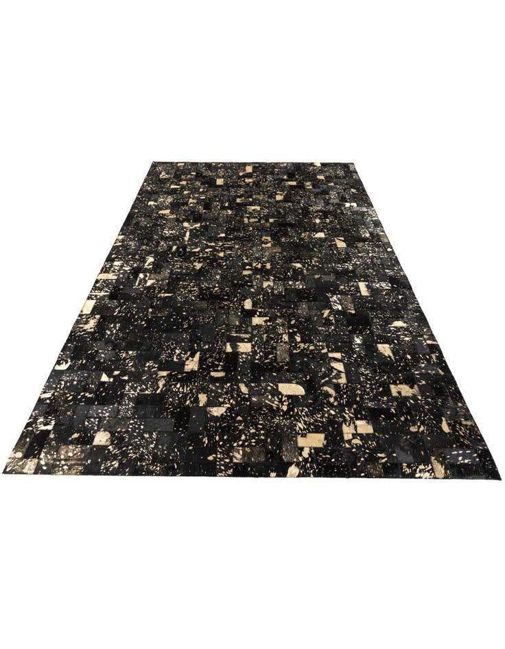 Detail image of  5' x 7' 11 Cowhide Stocks Rug