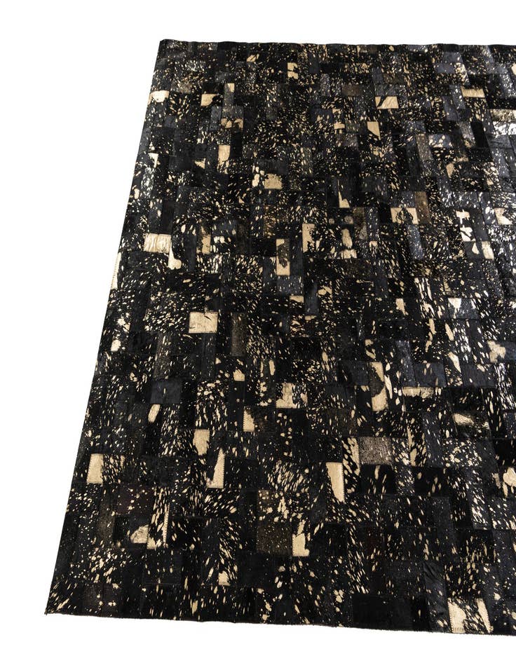 Detail image of  5' x 7' 11 Cowhide Stocks Rug