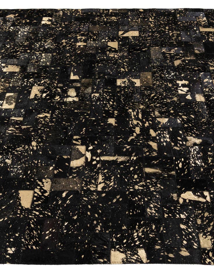 Detail image of  5' x 7' 11 Cowhide Stocks Rug