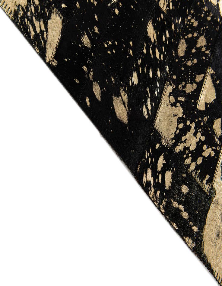 Detail image of  5' x 7' 11 Cowhide Stocks Rug