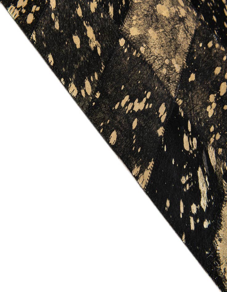 Detail image of  5' x 8' Cowhide Stocks Rug