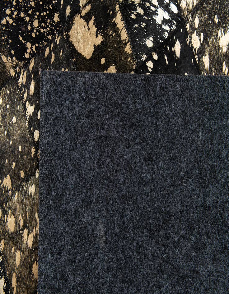 Detail image of  5' x 8' Cowhide Stocks Rug