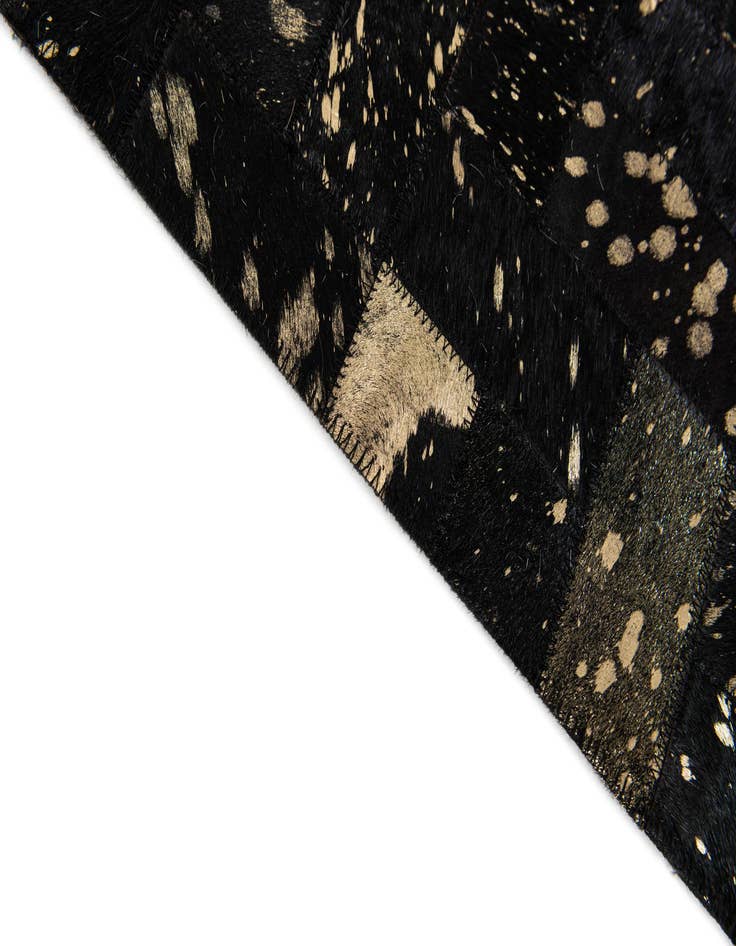 Detail image of  5' x 7' 11 Cowhide Stocks Rug