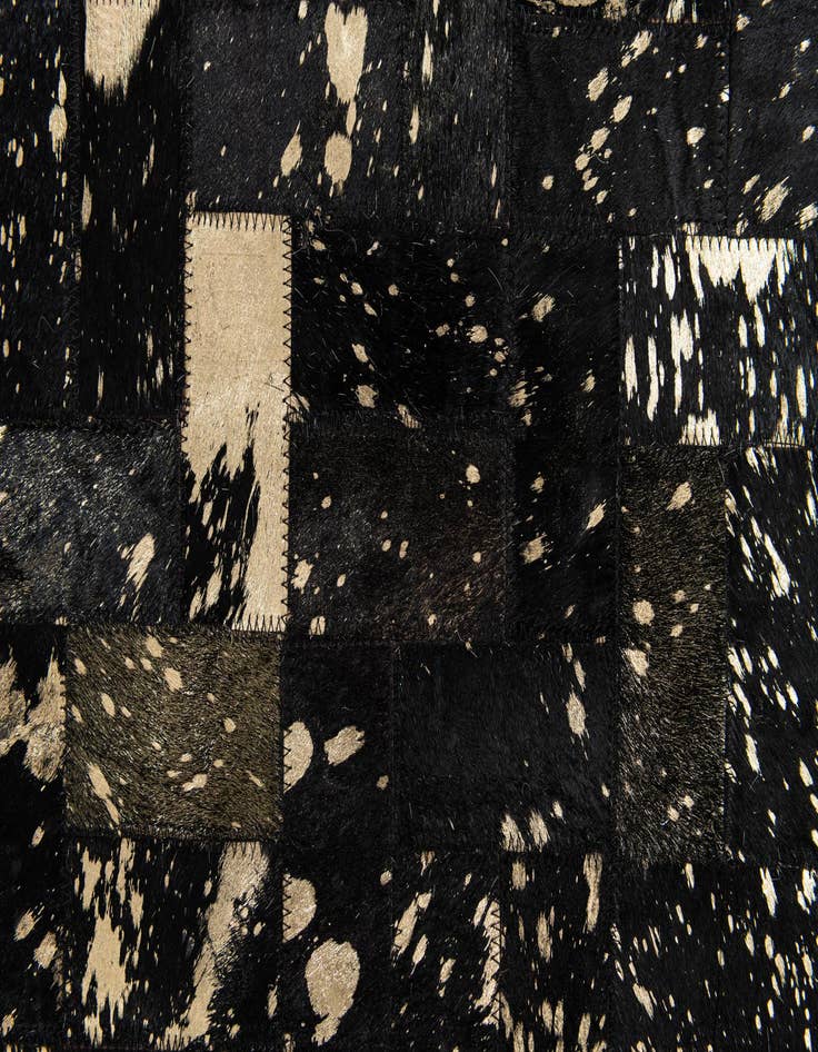 Detail image of  5' x 7' 11 Cowhide Stocks Rug