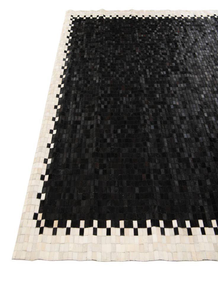 Detail image of  8' 1 x 9' 11 Cowhide Stocks Rug