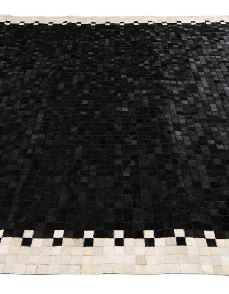 Detail image of  8' 1 x 9' 11 Cowhide Stocks Rug