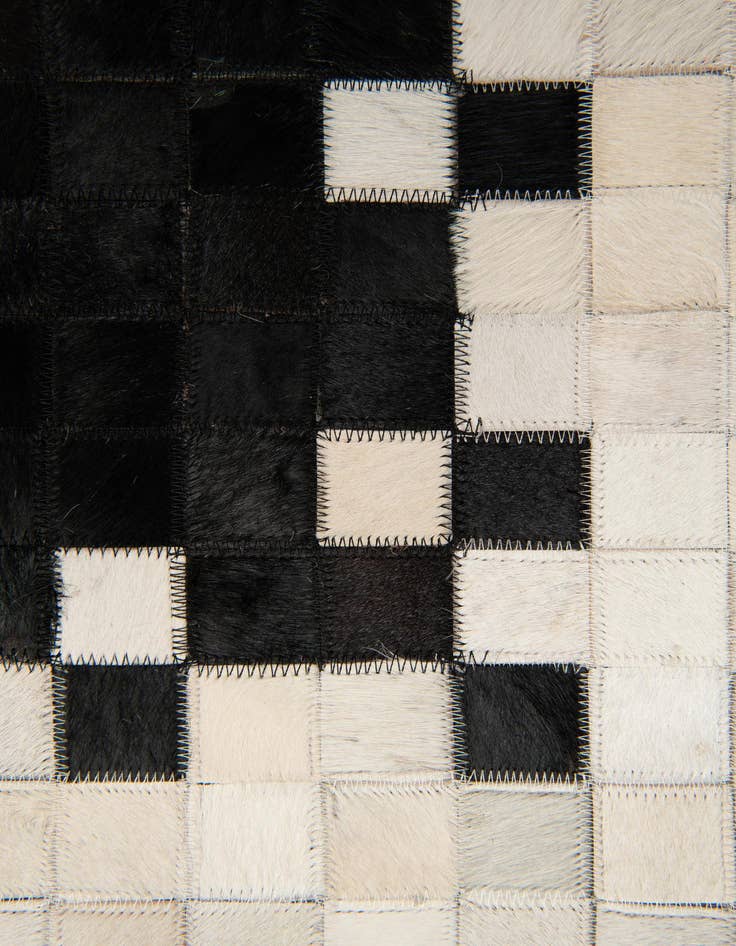 Detail image of  8' 1 x 9' 11 Cowhide Stocks Rug