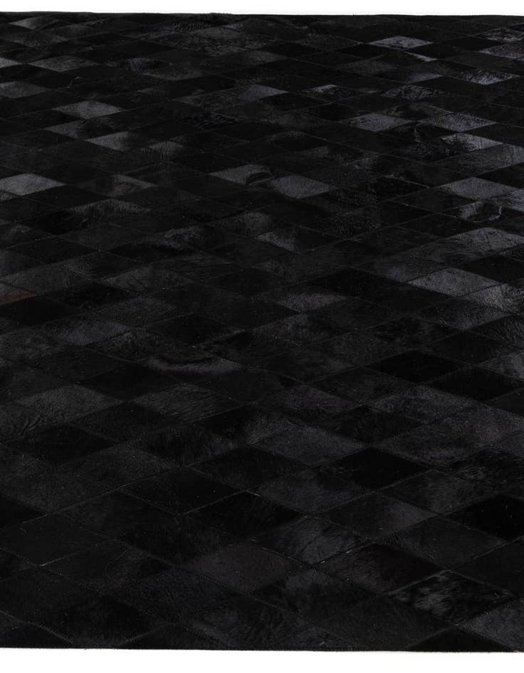 Detail image of  6' 6 x 9' 10 Cowhide Stocks Rug