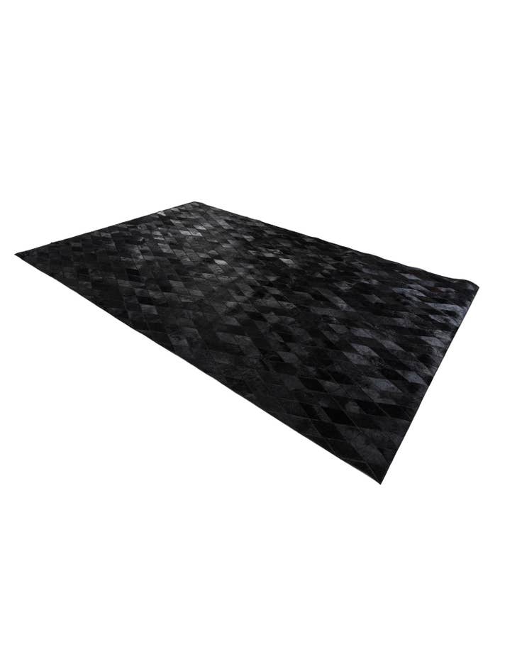 Detail image of  6' 6 x 9' 8 Cowhide Stocks Rug