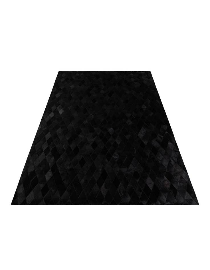 Detail image of  6' 6 x 9' 8 Cowhide Stocks Rug