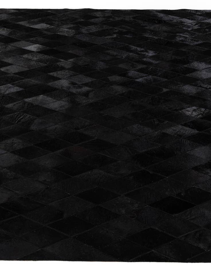 Detail image of  6' 6 x 9' 8 Cowhide Stocks Rug