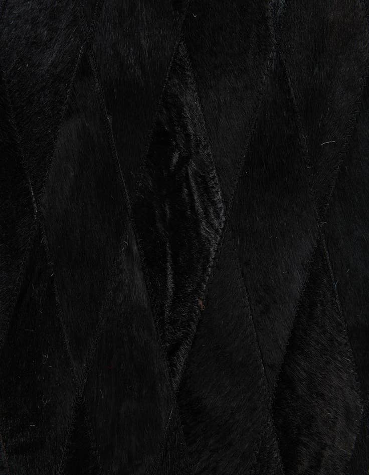 Detail image of  6' 6 x 9' 8 Cowhide Stocks Rug