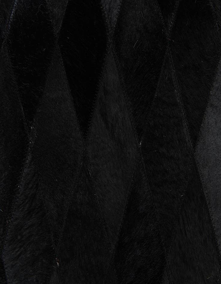 Detail image of  6' 7 x 9' 9 Cowhide Stocks Rug