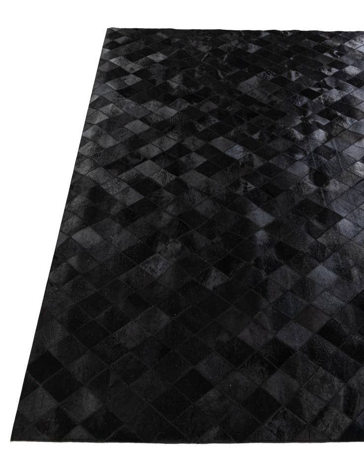 Detail image of  6' 5 x 9' 9 Cowhide Stocks Rug