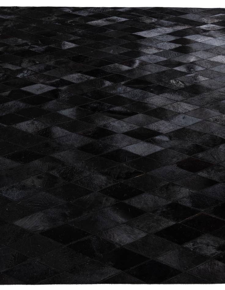 Detail image of  6' 5 x 9' 9 Cowhide Stocks Rug